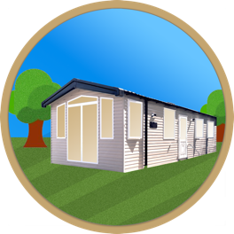 Cornwall Caravan Holidays Rounded Icon